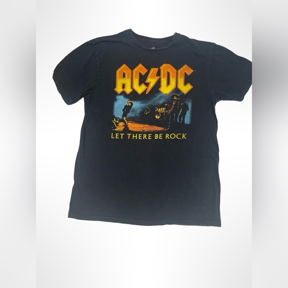 AC/DC Let There Be Rock 2022 black‎ cotton tee #rockmusic#acdc #classicrock